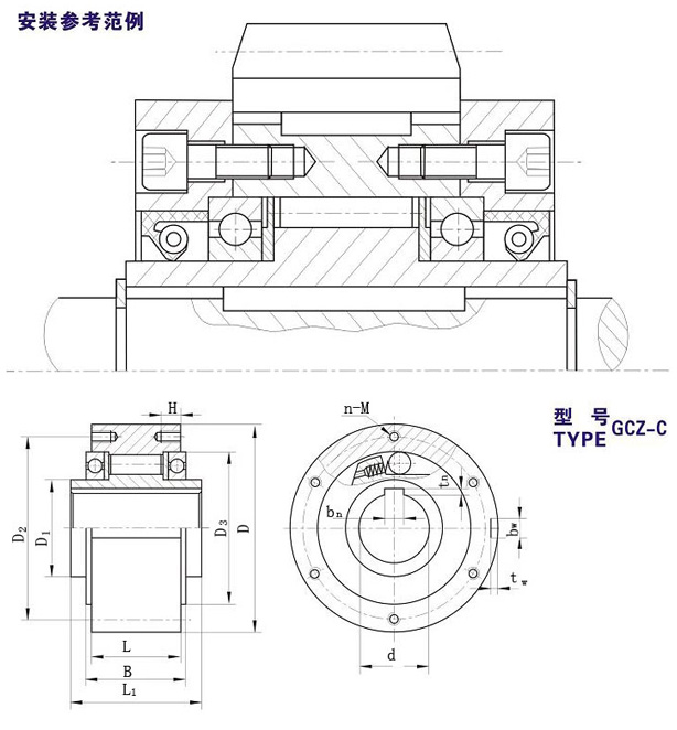 GCZ-C滾柱式單向91免费版看片型號